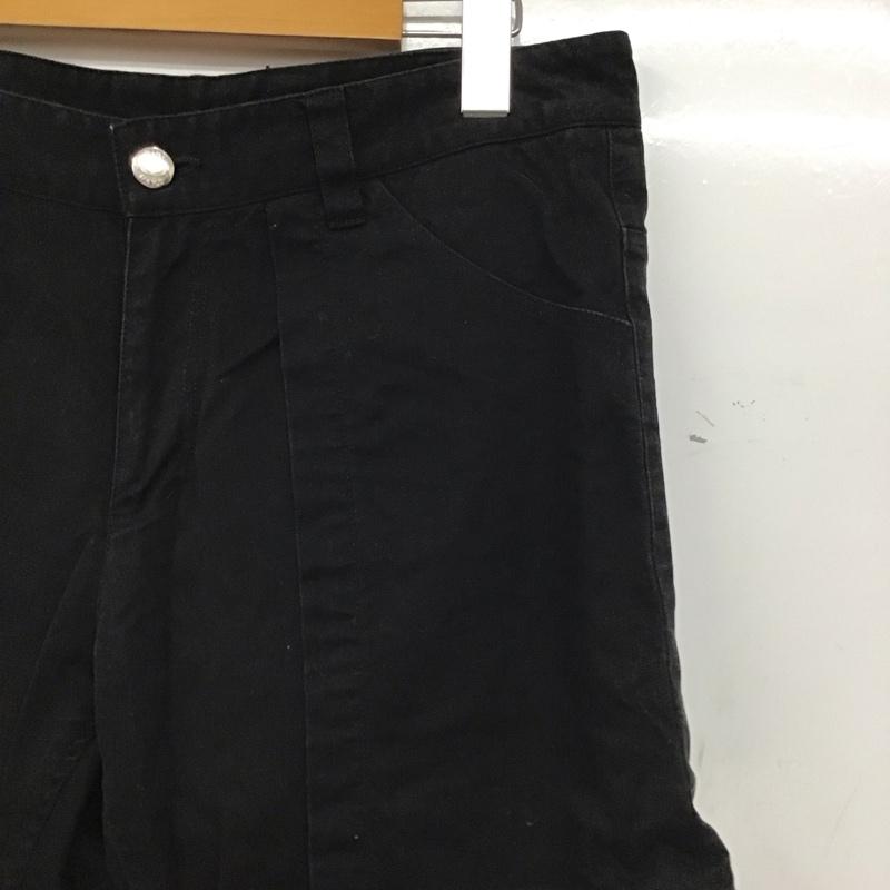 ミントネコ MINT NeKO パンツ スラックス 無地 黒 / ブラック / black レディース USED 古着 中古 10157200