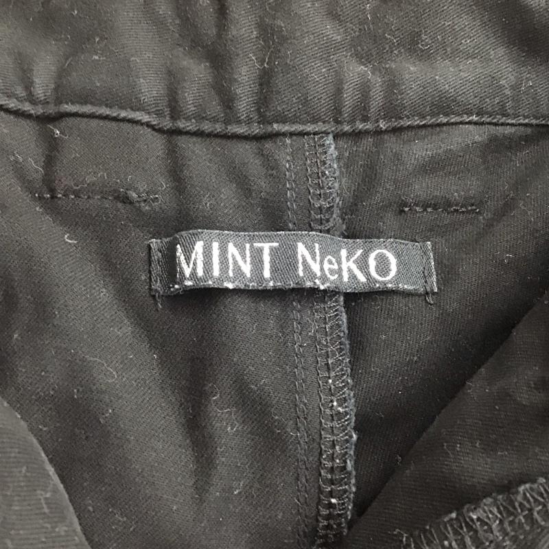 ミントネコ MINT NeKO パンツ スラックス 無地 黒 / ブラック / black レディース USED 古着 中古 10157200