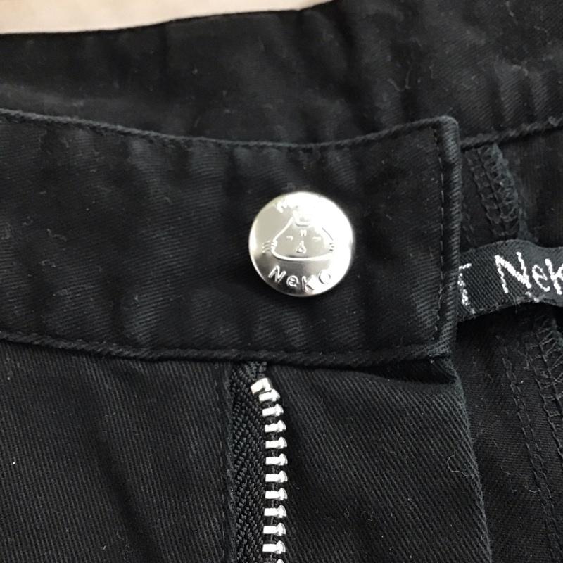 ミントネコ MINT NeKO パンツ スラックス 無地 黒 / ブラック / black レディース USED 古着 中古 10157200