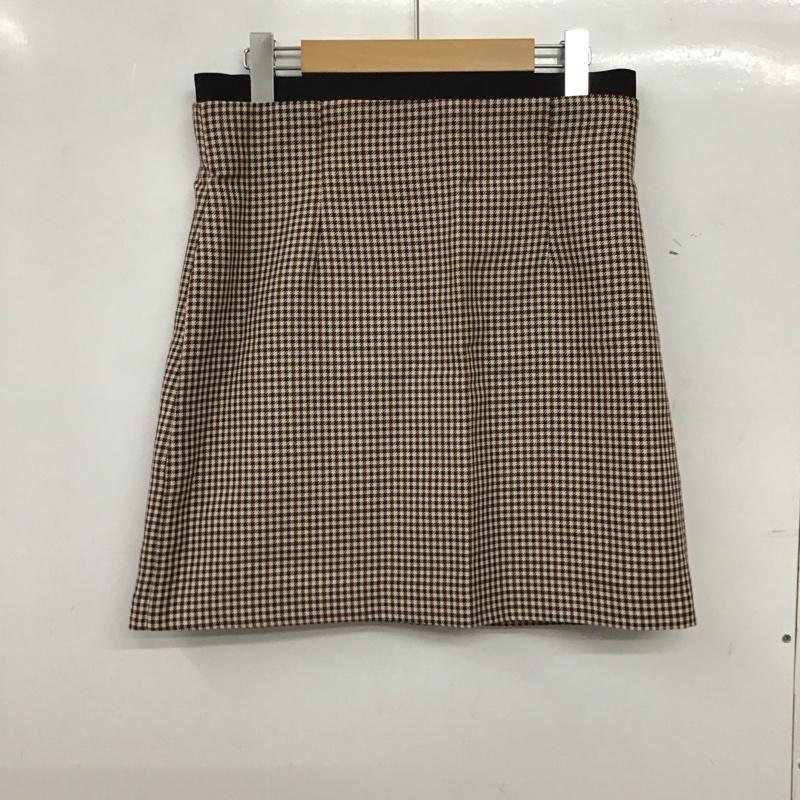 ザラ ZARA スカート ミニスカート L チェック マルチカラー / マルチカラー / multicolor レディース USED 古着 中古 10157201