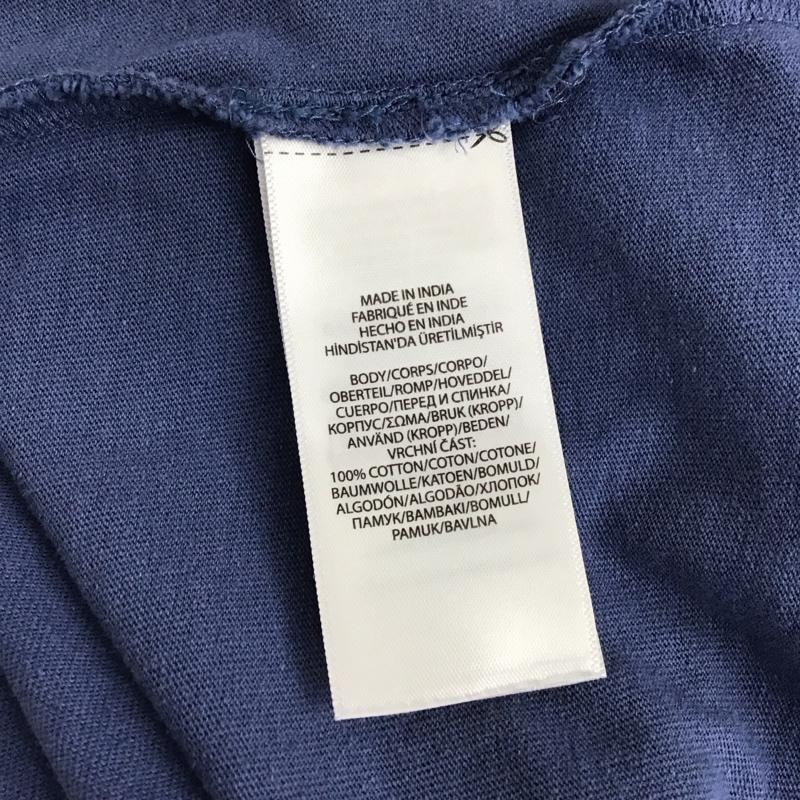 ポロラルフローレン POLO RALPH LAUREN Tシャツ 半袖 半袖カットソー プリントTシャツ クルーネックカットソー 5号 プリント 青 / ブルー / blue メンズ USED 古着 中古 10157202