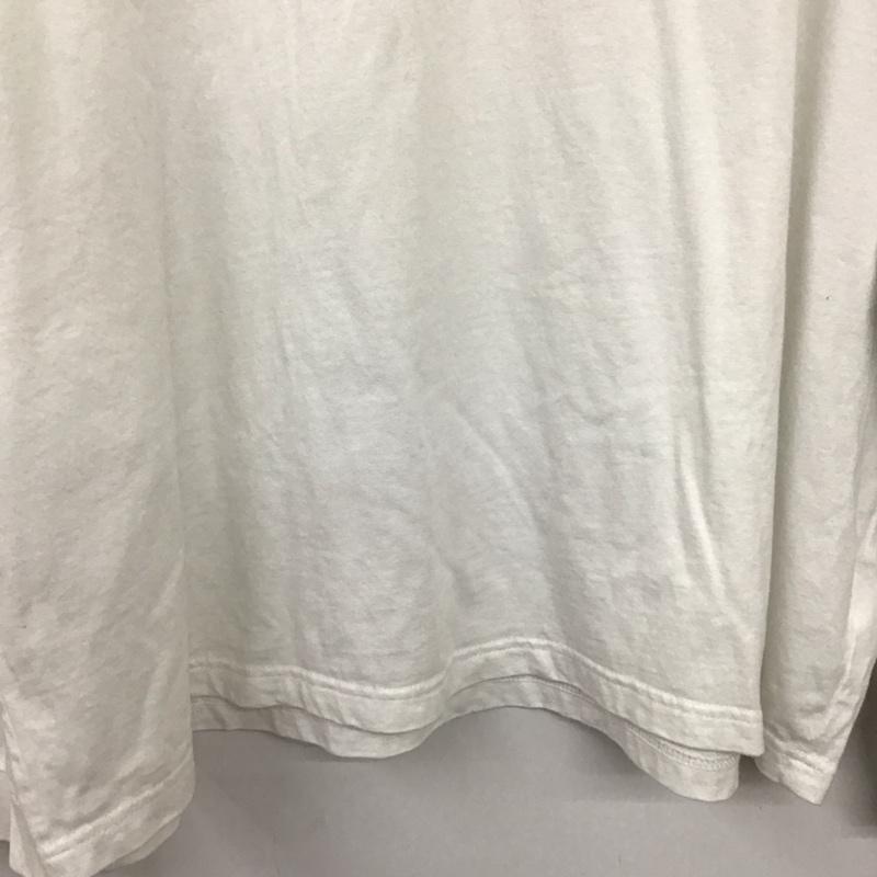 ホークスプロダクツ HOAX PRODUCTS カットソー 長袖 長袖カットソー プリントカットソー クルーネック XL プリント 白 / ホワイト / white メンズ USED 古着 中古 10157204
