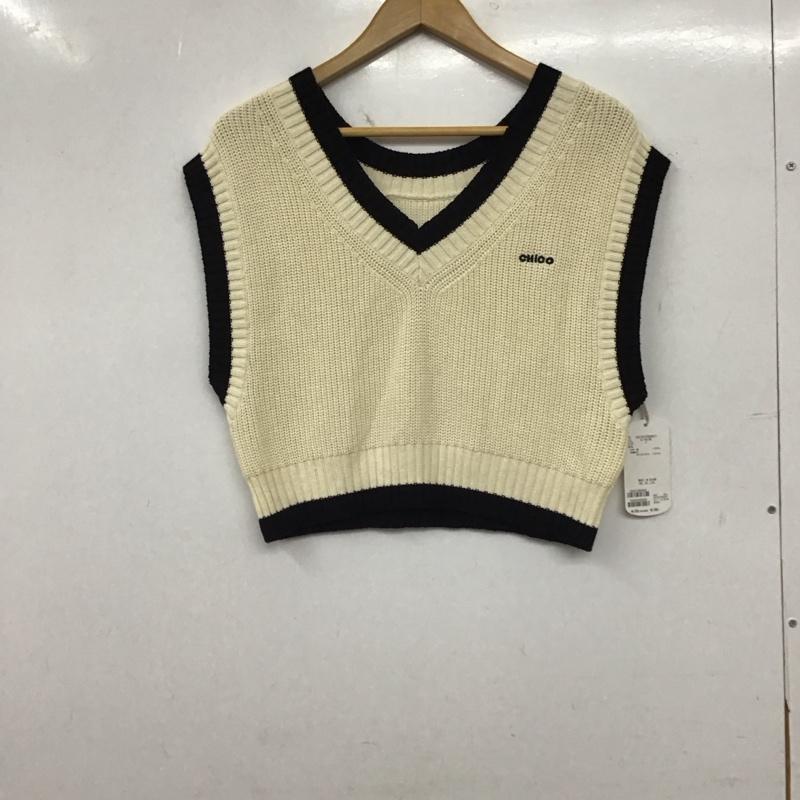 チコ CHICO ベスト ベスト タグ付 FREE 無地 オフホワイト / オフホワイト / レディース USED 古着 中古 10157205
