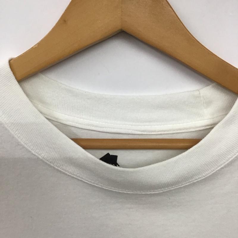 イズネス ミュージック ISNESS MUSIC Tシャツ 半袖 半袖カットソー プリントTシャツ クルーネックカットソー L プリント 白 / ホワイト / white メンズ USED 古着 中古 10157207