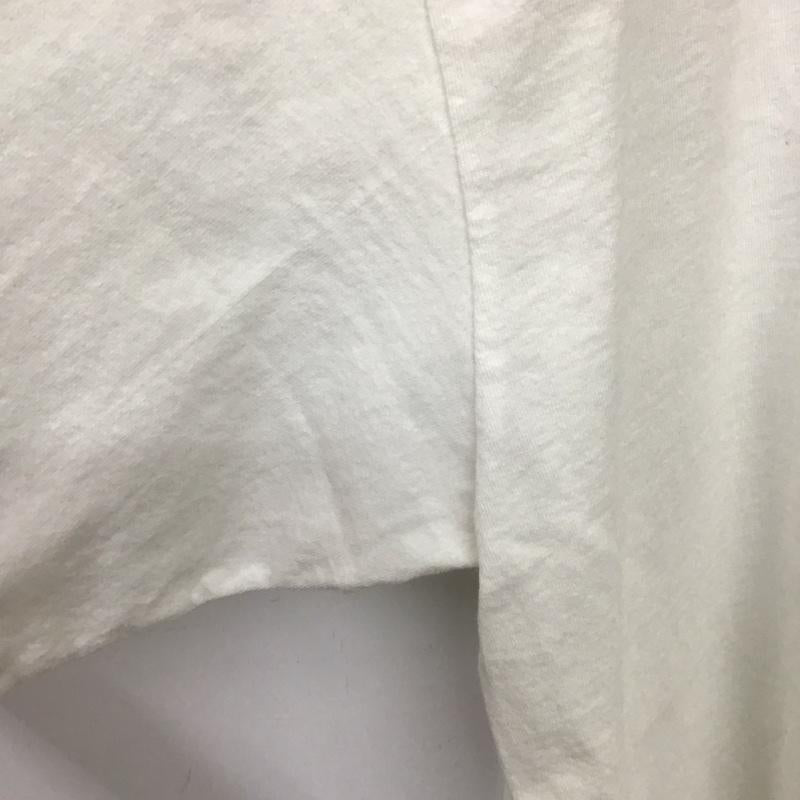 イズネス ミュージック ISNESS MUSIC Tシャツ 半袖 半袖カットソー プリントTシャツ クルーネックカットソー L プリント 白 / ホワイト / white メンズ USED 古着 中古 10157207