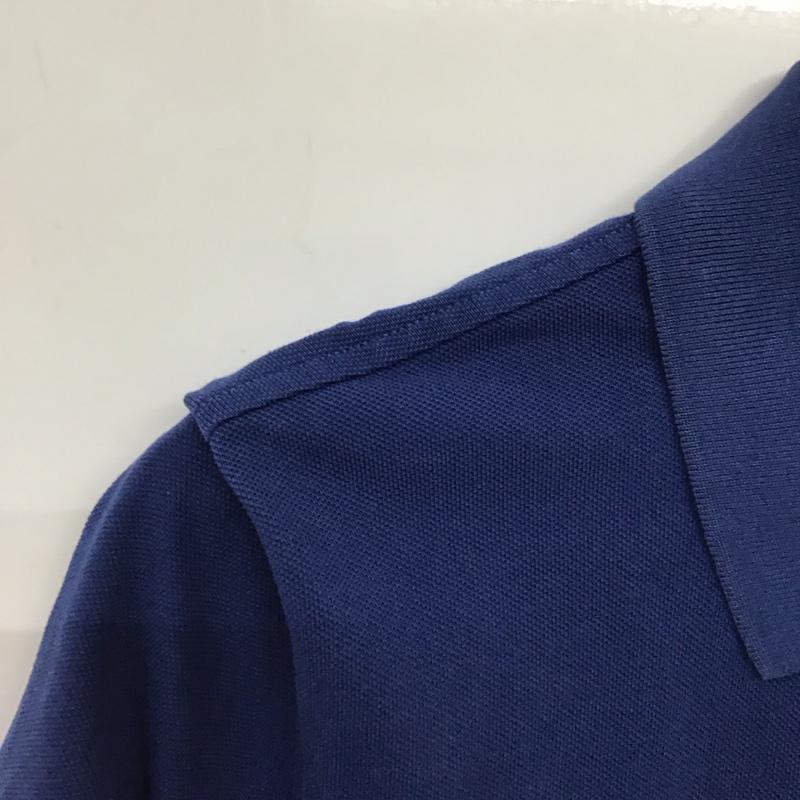 ブルックスブラザーズ BROOKS BROTHERS ポロシャツ 半袖 半袖ポロシャツ カラーシャツ 半袖カットソー M ロゴ、文字 青 / ブルー / blue メンズ USED 古着 中古 10157208