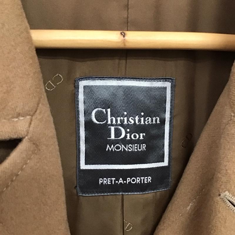 クリスチャンディオール Christian Dior コート コート一般 ロングコート カラージャケット アウター S 無地 ベージュ / ベージュ / beige メンズ USED 古着 中古 10157209