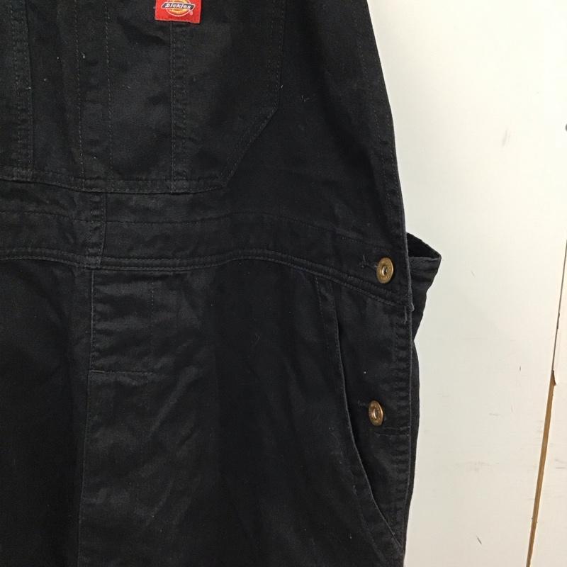 ディッキーズ Dickies サロペット・オーバーオール サロペット、オーバーオール オーバーオール つなぎ オールインワン XL ロゴ、文字 黒 / ブラック / black メンズ USED 古着 中古 10157212