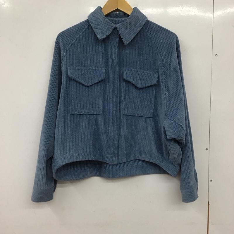 ザラ ZARA ジャケット、上着 ジャケット、ブレザー XS 無地 水色 / ライトブルー / レディース USED 古着 中古 10157213