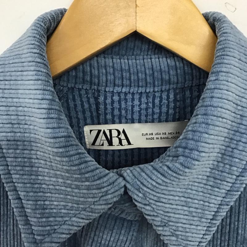 ザラ ZARA ジャケット、上着 ジャケット、ブレザー XS 無地 水色 / ライトブルー / レディース USED 古着 中古 10157213
