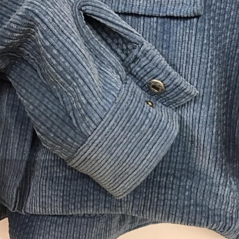 ザラ ZARA ジャケット、上着 ジャケット、ブレザー XS 無地 水色 / ライトブルー / レディース USED 古着 中古 10157213