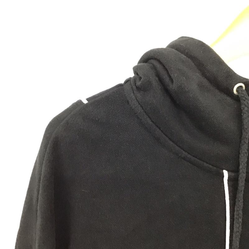エックスガール X-girl パーカー 長袖 105223041006 SWEAT ANORAK DRESS S 無地 黒 / ブラック / black レディース USED 古着 中古 10157218