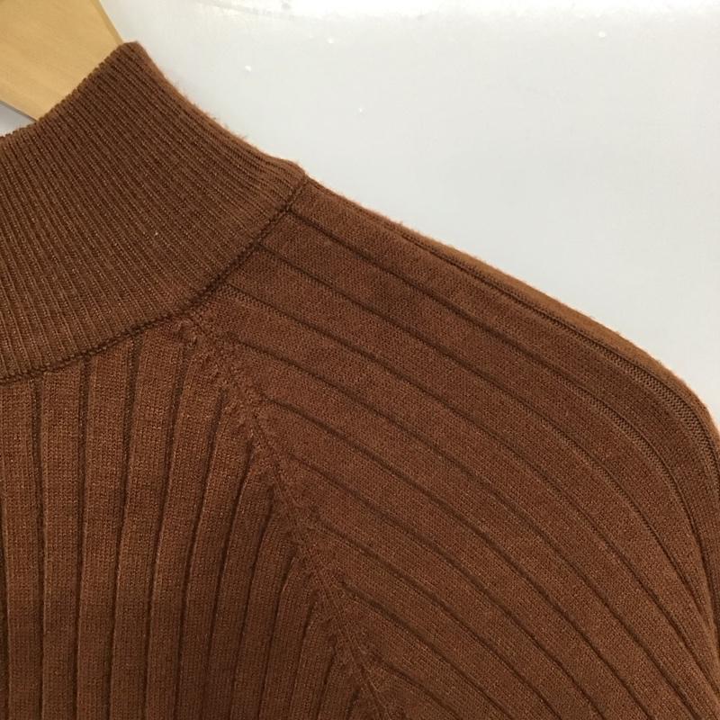 ザラ ZARA ニット、セーター 長袖 S 無地 茶 / ブラウン / brown レディース USED 古着 中古 10157219