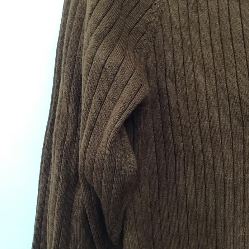 ザラ ZARA ニット、セーター 長袖 S 無地 茶 / ブラウン / brown レディース USED 古着 中古 10157219
