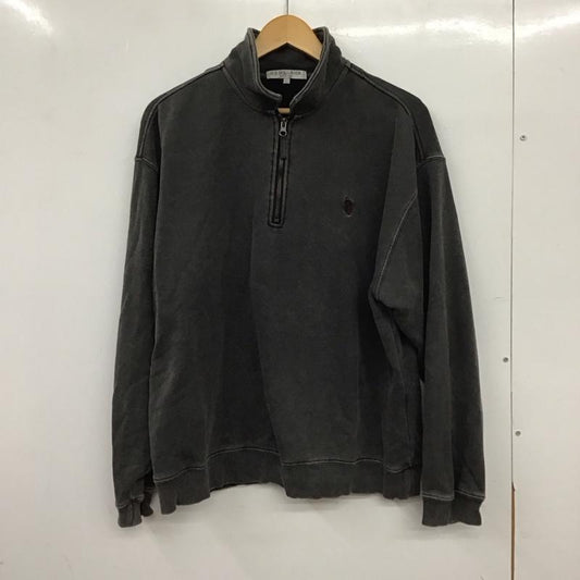 ユーエスポロアッスン U.S.POLO ASSN. トレーナー 長袖 L 無地 チャコールグレー / チャコールグレー / レディース USED 古着 中古 10157220