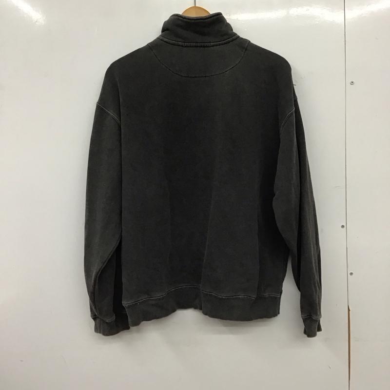 ユーエスポロアッスン U.S.POLO ASSN. トレーナー 長袖 L 無地 チャコールグレー / チャコールグレー / レディース USED 古着 中古 10157220