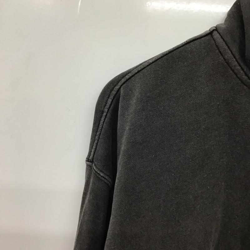 ユーエスポロアッスン U.S.POLO ASSN. トレーナー 長袖 L 無地 チャコールグレー / チャコールグレー / レディース USED 古着 中古 10157220