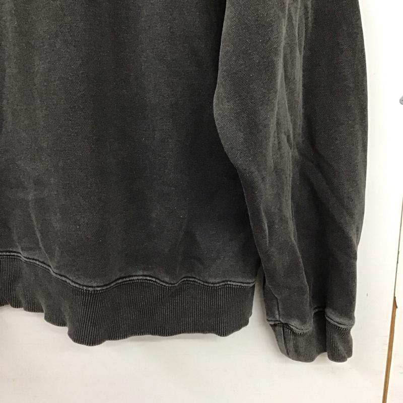 ユーエスポロアッスン U.S.POLO ASSN. トレーナー 長袖 L 無地 チャコールグレー / チャコールグレー / レディース USED 古着 中古 10157220