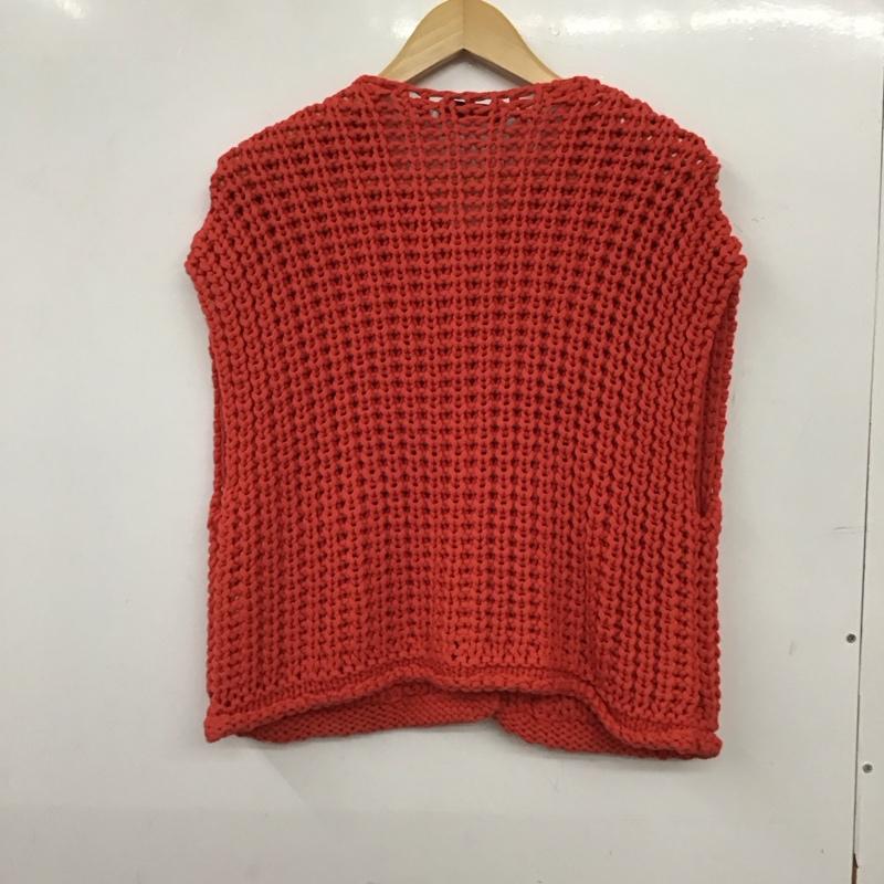 ザラ ZARA ベスト ベスト M 無地 赤 / レッド / red レディース USED 古着 中古 10157223