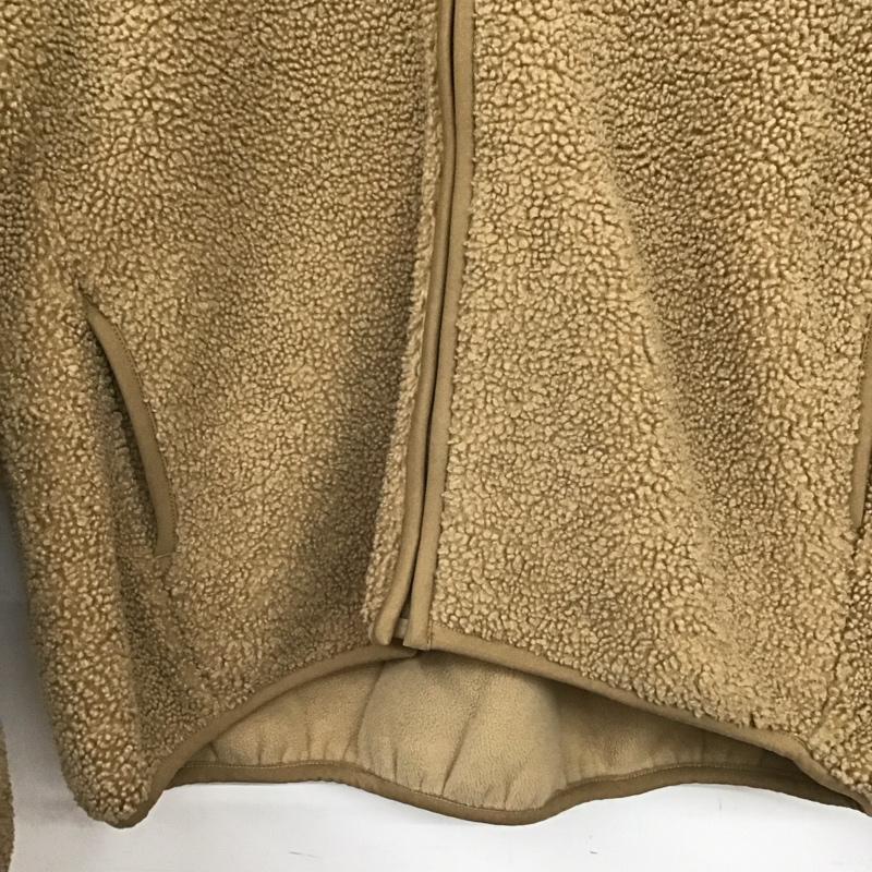 ユニクロ UNIQLO カーディガン 長袖 241-418245 ボアフリースVネックフルジップカーディガン M 無地 茶 / ブラウン / brown レディース USED 古着 中古 10157224