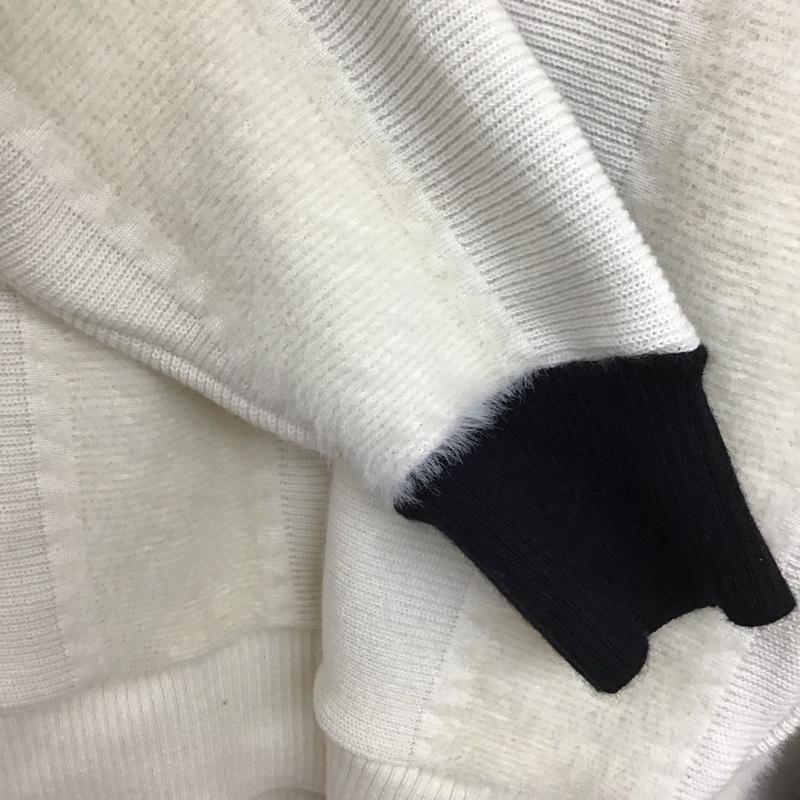アディダス adidas ニット、セーター 長袖 無地 白 / ホワイト / white レディース USED 古着 中古 10157225
