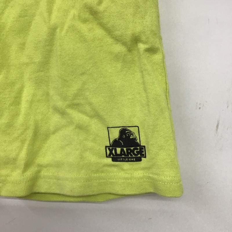エクストララージキッズ XLARGE KIDS パンツ ショートパンツ 130cm 無地 黄緑 / イエローグリーン / ボーイズ USED 古着 中古 10157227