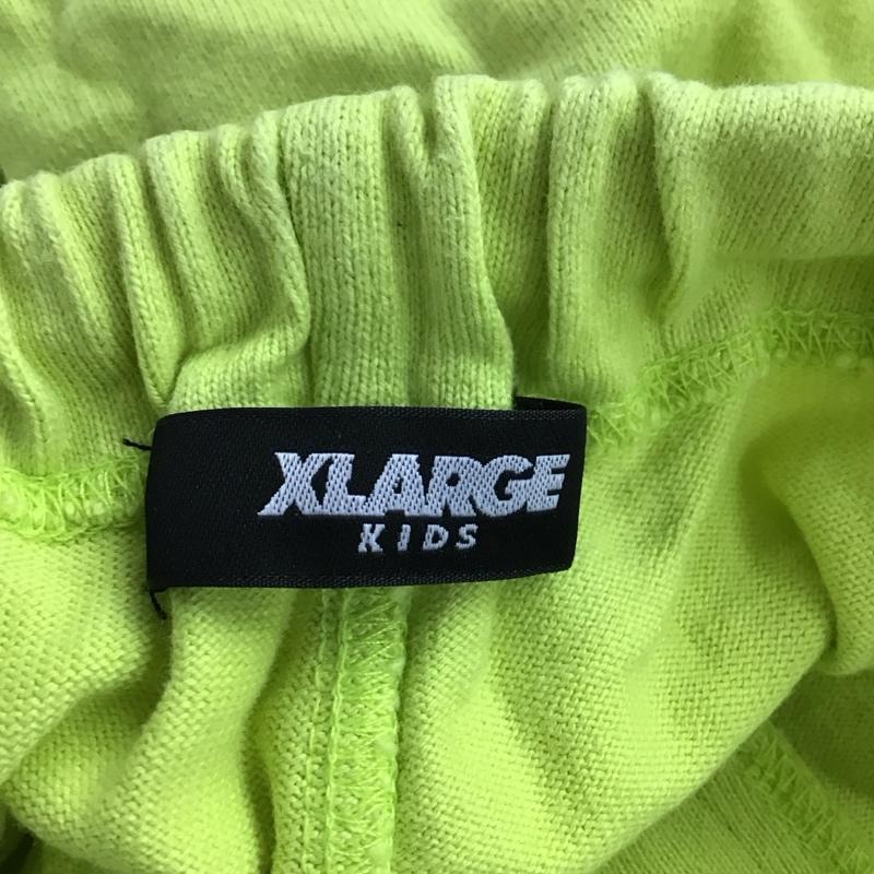 エクストララージキッズ XLARGE KIDS パンツ ショートパンツ 130cm 無地 黄緑 / イエローグリーン / ボーイズ USED 古着 中古 10157227