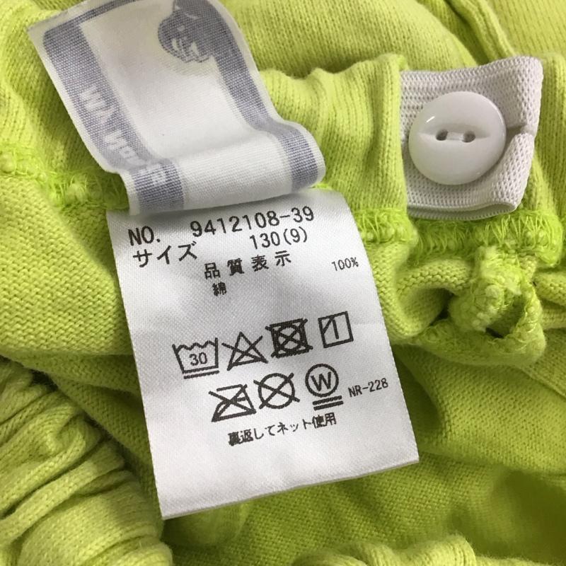 エクストララージキッズ XLARGE KIDS パンツ ショートパンツ 130cm 無地 黄緑 / イエローグリーン / ボーイズ USED 古着 中古 10157227