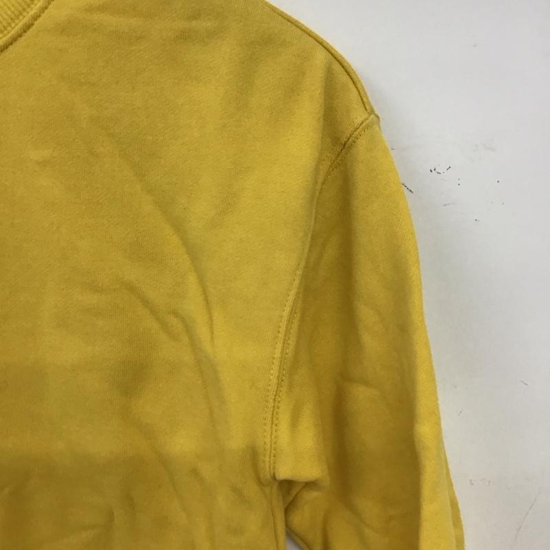 エックスガール X-girl トレーナー 長袖 120cm ロゴ、文字 黄 / イエロー / yellow ガールズ USED 古着 中古 10157229