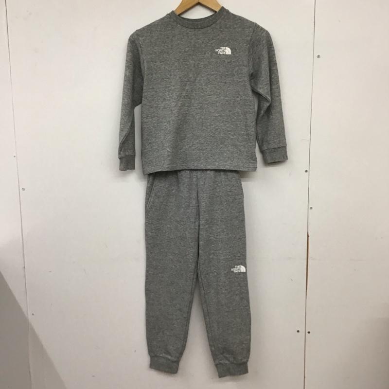 ザノースフェイス THE NORTH FACE セットアップ セットアップ 上下セット 130cm ロゴ、文字 灰 / グレー / gray ボーイズ USED 古着 中古 10157230