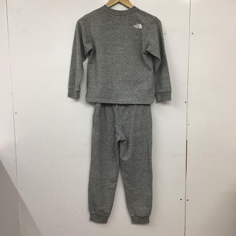 ザノースフェイス THE NORTH FACE セットアップ セットアップ 上下セット 130cm ロゴ、文字 灰 / グレー / gray ボーイズ USED 古着 中古 10157230