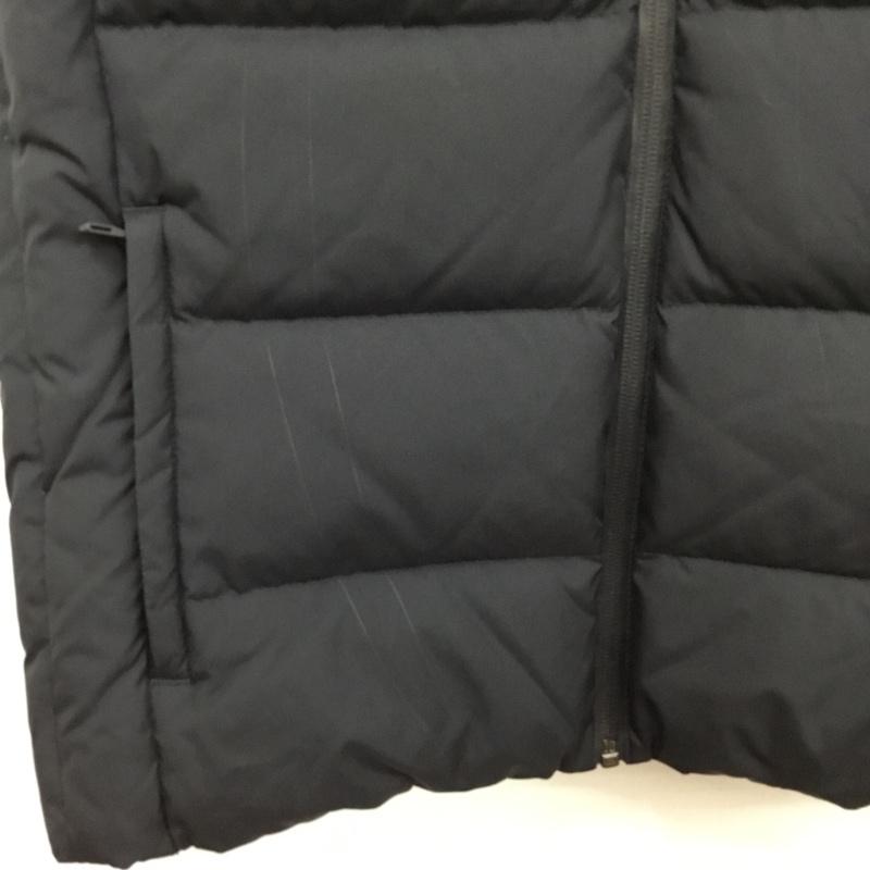 フィラ FILA ベスト ベスト ダウンベスト フード付き M ロゴ、文字 紺 / ネイビー / navy メンズ USED 古着 中古 10157234
