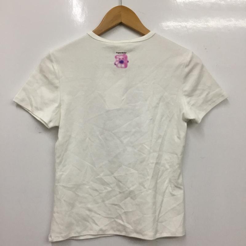 ザラ ZARA Tシャツ 半袖 0085 072 250 アンジェラバッハ― タグ付き L  白 / ホワイト / white レディース USED 古着 中古 10157235