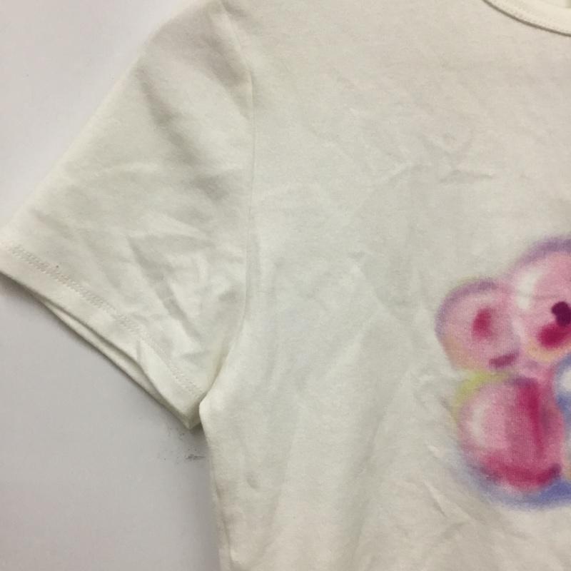 ザラ ZARA Tシャツ 半袖 0085 072 250 アンジェラバッハ― タグ付き L  白 / ホワイト / white レディース USED 古着 中古 10157235