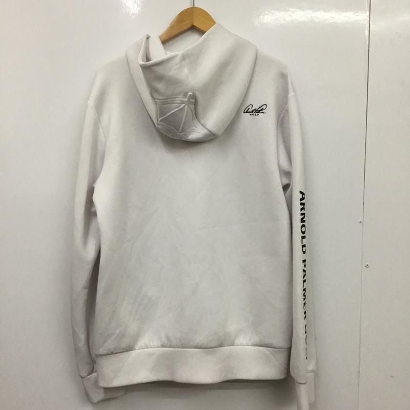 アーノルドパーマー Arnold Palmer パーカー 長袖 AP220205C03 ゴルフウェア ミニロゴスウェットフーディー ロゴ、文字 白 / ホワイト / white メンズ USED 古着 中古 10157236