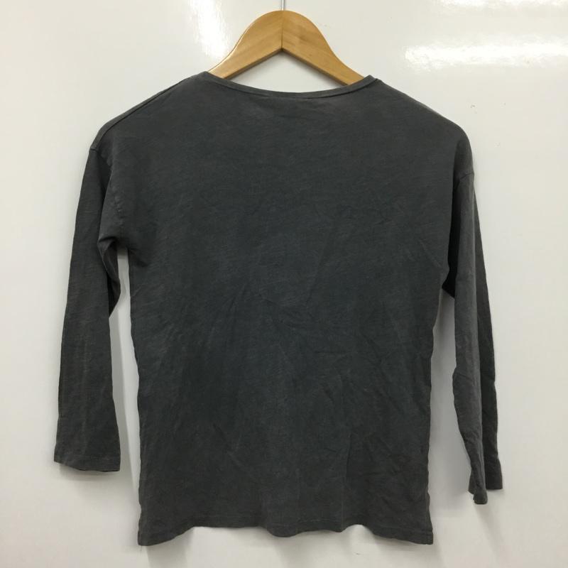 ザラ ZARA Tシャツ 長袖 5431 709 807 キッズ ロンT クルーネック スパンコール 128cm 8y  チャコールグレー / チャコールグレー / ガールズ USED 古着 中古 10157238