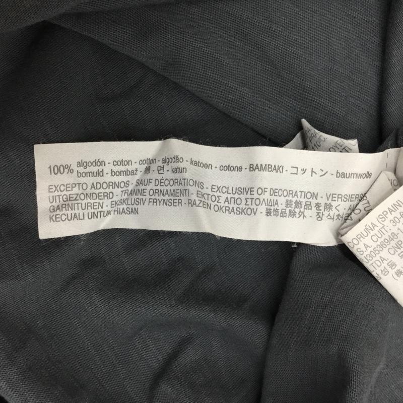 ザラ ZARA Tシャツ 長袖 5431 709 807 キッズ ロンT クルーネック スパンコール 128cm 8y  チャコールグレー / チャコールグレー / ガールズ USED 古着 中古 10157238