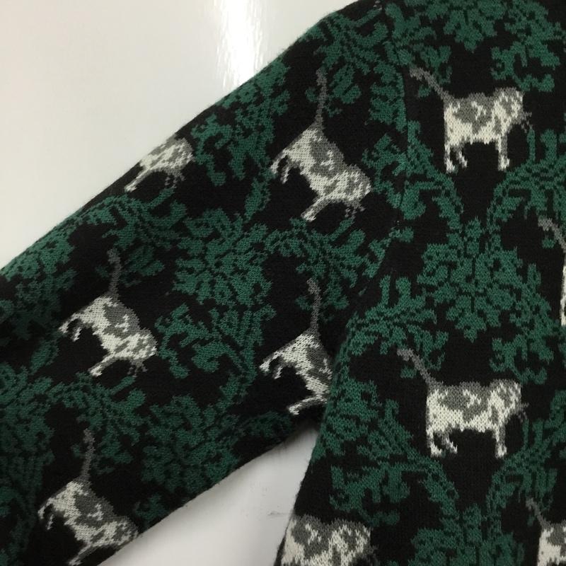 ジーユー GU ニット、セーター 長袖 251-338437 ジャガードセーター アンダーカバー XL 総柄 マルチカラー / マルチカラー / multicolor レディース USED 古着 中古 10157241