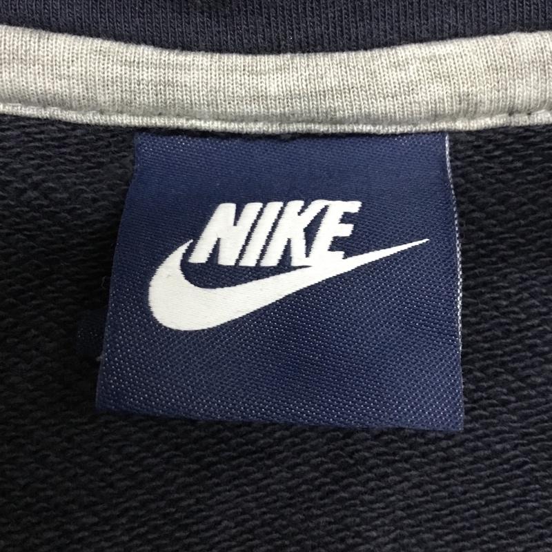 ナイキ NIKE パーカー 長袖 637906-475 クラブフレンチテリーフーディー フルジップ L ワンポイント 紺 / ネイビー / navy メンズ USED 古着 中古 10157244