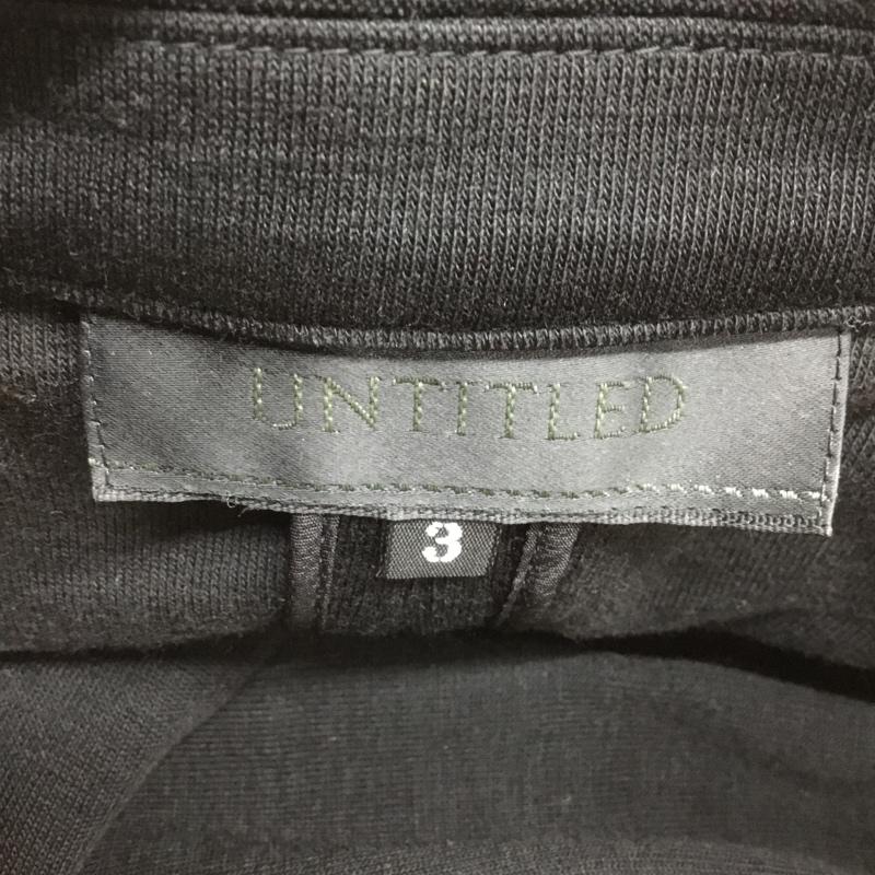 アンタイトル UNTITLED ジャケット、上着 ジャケット、ブレザー 3 無地 黒 / ブラック / black レディース USED 古着 中古 10157251