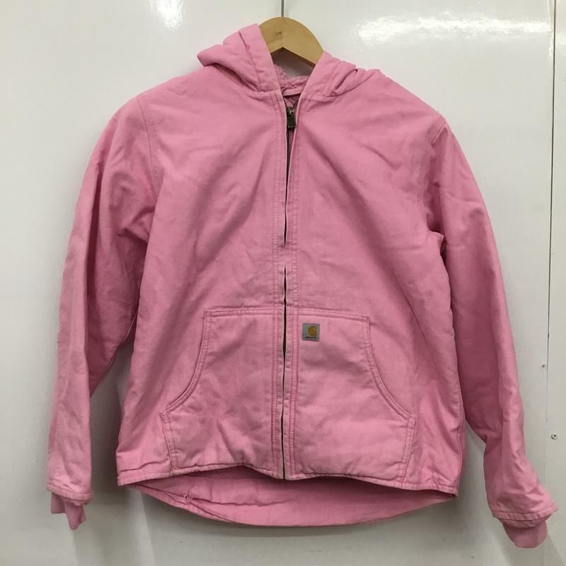 カーハート Carhartt ジャケット、上着 ジャンパー、ブルゾン 裏起毛 パーカー フード付き ワンポイント 桃 / ピンク / pink レディース USED 古着 中古 10157255