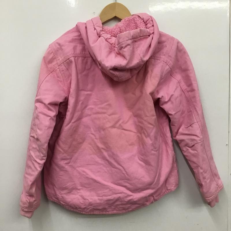 カーハート Carhartt ジャケット、上着 ジャンパー、ブルゾン 裏起毛 パーカー フード付き ワンポイント 桃 / ピンク / pink レディース USED 古着 中古 10157255
