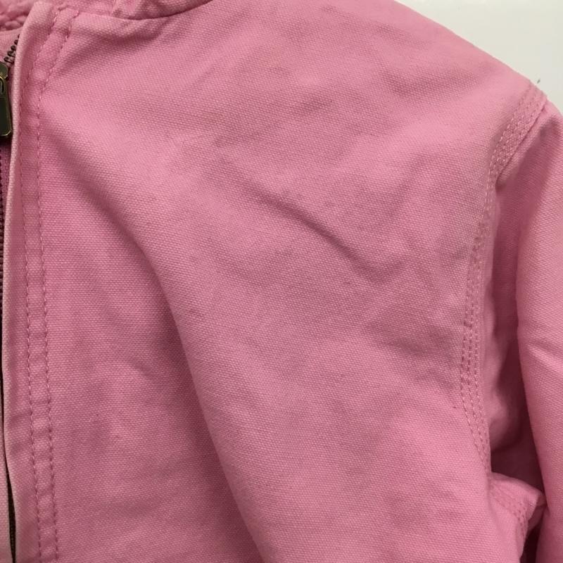カーハート Carhartt ジャケット、上着 ジャンパー、ブルゾン 裏起毛 パーカー フード付き ワンポイント 桃 / ピンク / pink レディース USED 古着 中古 10157255