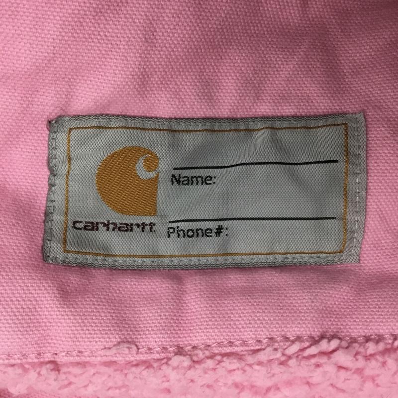 カーハート Carhartt ジャケット、上着 ジャンパー、ブルゾン 裏起毛 パーカー フード付き ワンポイント 桃 / ピンク / pink レディース USED 古着 中古 10157255