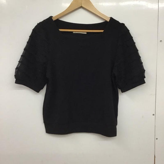 マジェスティックレゴン MAJESTIC LEGON カットソー 半袖 M 無地 黒 / ブラック / black レディース USED 古着 中古 10157256