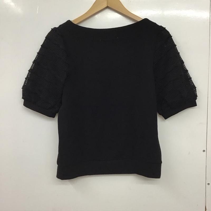 マジェスティックレゴン MAJESTIC LEGON カットソー 半袖 M 無地 黒 / ブラック / black レディース USED 古着 中古 10157256