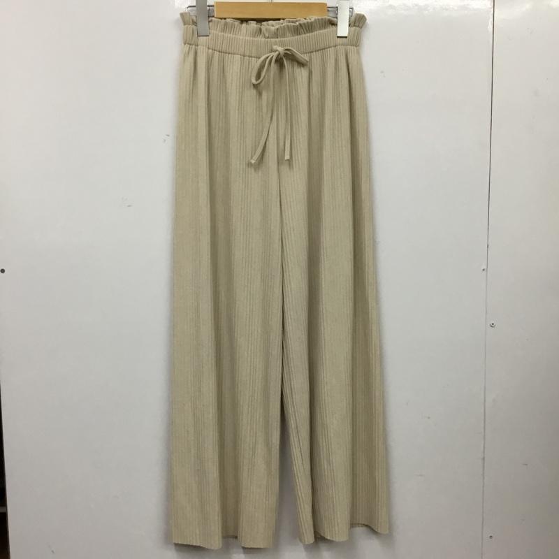フィフス fifth ボトムス ボトムス ES19F0016 イージーリブパンツ リブパンツ 無地 アイボリー / アイボリー / レディース USED 古着 中古 10157257