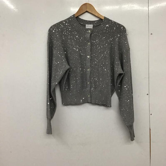 グリーンレーベルリラクシング green label relaxing カーディガン 長袖 3628-119-0930 無地 灰 / グレー / gray レディース USED 古着 中古 10157258
