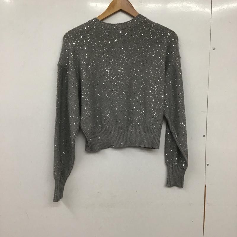 グリーンレーベルリラクシング green label relaxing カーディガン 長袖 3628-119-0930 無地 灰 / グレー / gray レディース USED 古着 中古 10157258