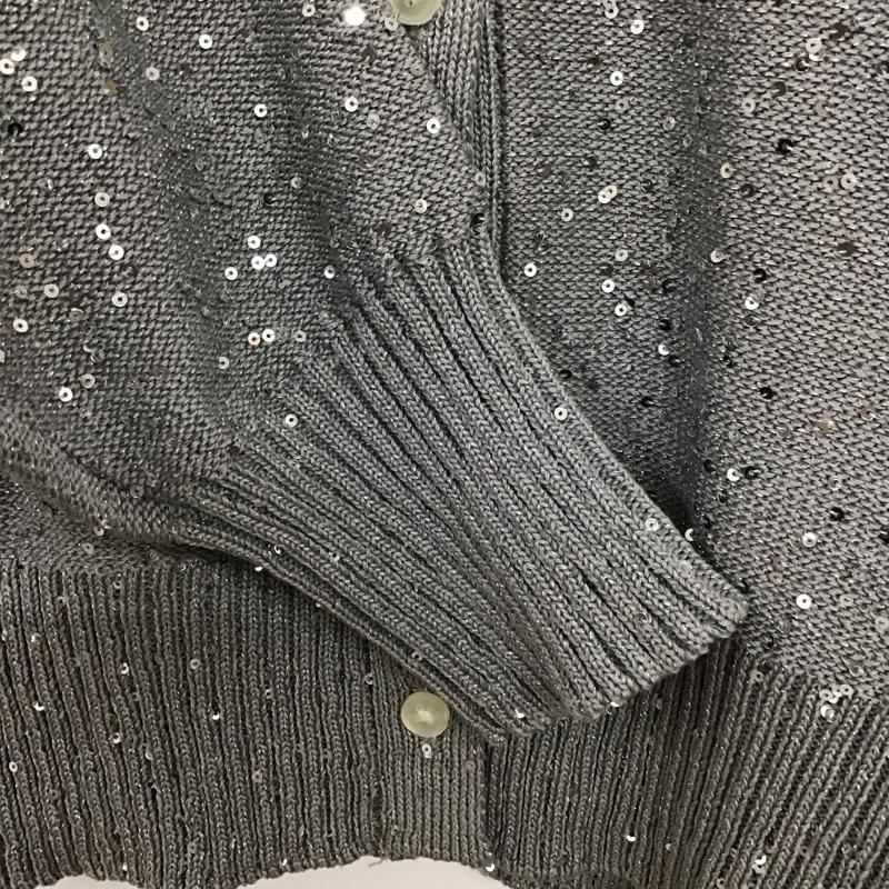 グリーンレーベルリラクシング green label relaxing カーディガン 長袖 3628-119-0930 無地 灰 / グレー / gray レディース USED 古着 中古 10157258